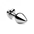 Metal anal dilator in silver with crystal heart T4L M [1]