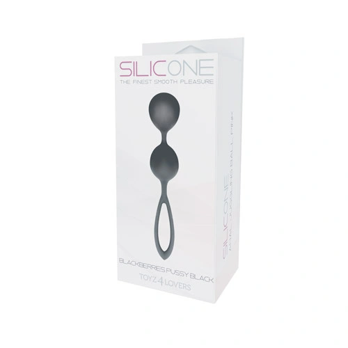 Vaginal beads made of honey. Silicone Blackberries black [1]