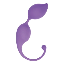 Vaginal beads made of honey. silicone Trigger purple