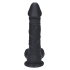 Flexible realistic dildo made of 100% silicone Berry Black [1]
