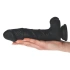 Flexible realistic dildo made of 100% silicone Berry Black [5]