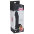 Flexible realistic dildo made of 100% silicone Berry Black [6]