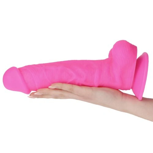Large flexible dildo made of 100% silicone Big Arm pink [5]