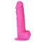 Large flexible dildo made of 100% silicone Big Arm pink