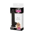 Flexible dildo with vacuum base made of 100% silicone Brush Black [1]