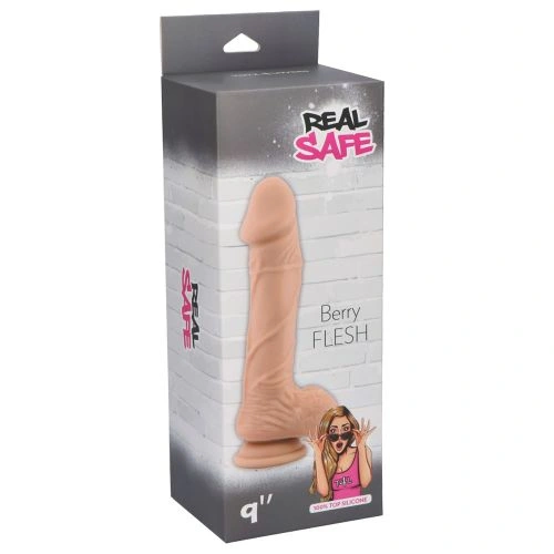 Flexible realistic 100% silicone Berry Flesh dildo [6]