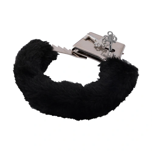 Fluffy Handcuffs Best Seller black [1]