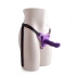 Strapon belt with embossed Active purple dildo
