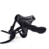 Strap-on belt with embossed dildo Active black [1]