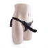 Strap-on belt with embossed dildo Active black