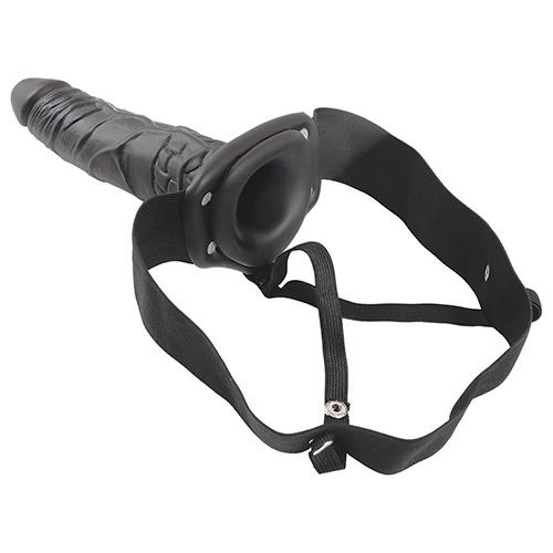 Real Rapture Air Feeling 8" Hole Unisex Penis Belt Black [2]