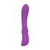 Convex purple silicone rechargeable vibrator