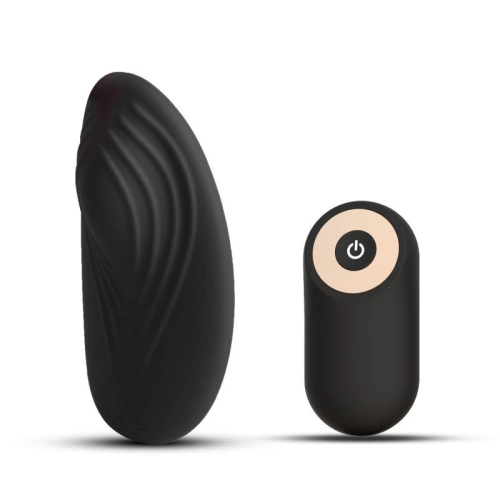 Rechargeable Silicone Clitoral Stimulator with Pleasure Shell Wireless Remote [1]