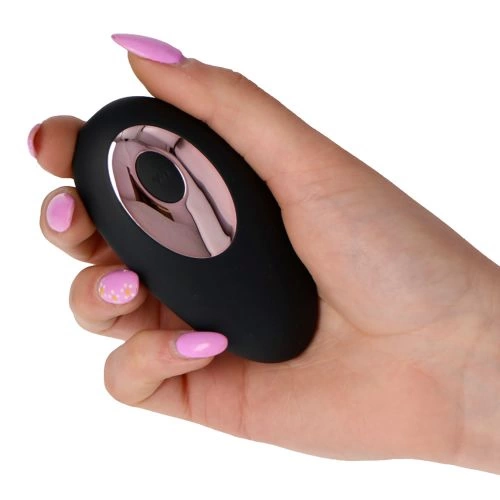 Rechargeable Silicone Clitoral Stimulator with Pleasure Shell Wireless Remote [4]
