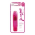 Small jelly vibrator Gleamy Glitter pink [5]