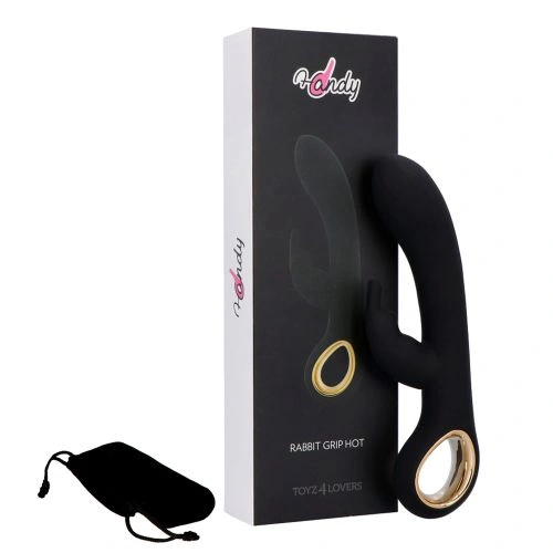 Rechargeable vibrator with heating function Handy Rabbit Hot black [4]