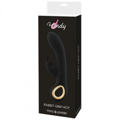 Rechargeable vibrator with heating function Handy Rabbit Hot black [5]