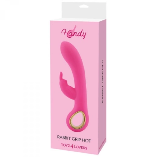 Rechargeable vibrator with warming function Handy Rabbit Hot pink [4]