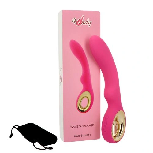 Rechargeable vibrator Handy Wave Large pink [4]