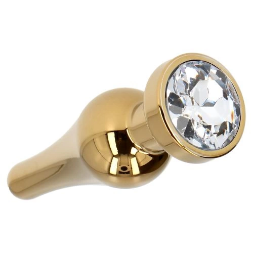 Ace Of Spades crystal metal butt plug gold [1]