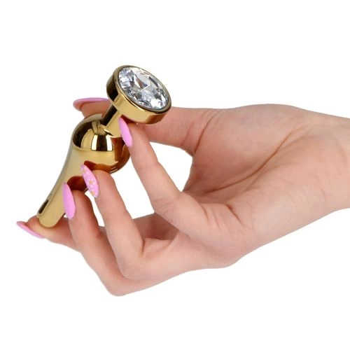 Ace Of Spades crystal metal butt plug gold [6]