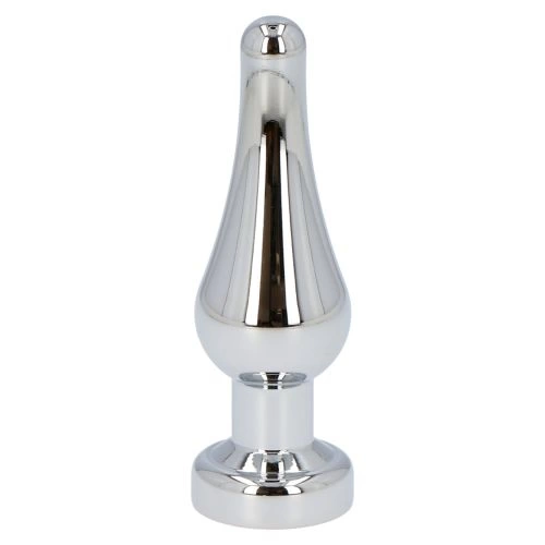 Butt plug with red crystal Ace Of Spades silver [3]
