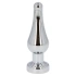 Butt plug with red crystal Ace Of Spades silver [3]