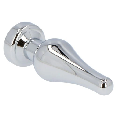Butt plug with red crystal Ace Of Spades silver [4]