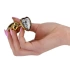 Small anal jewel in gold with Golden Dream crystal [1]