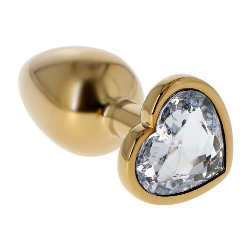 Small anal jewel in gold with Golden Dream crystal [2]