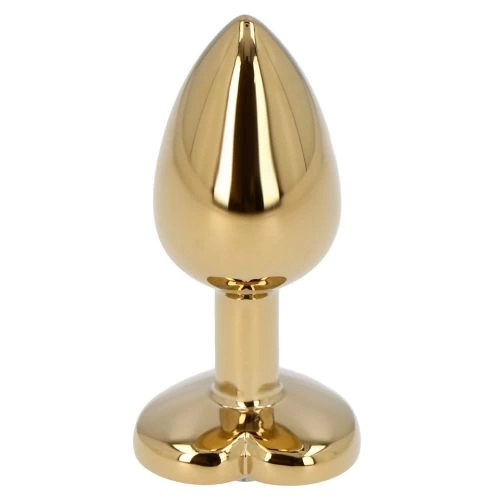 Small anal jewel in gold with Golden Dream crystal [3]