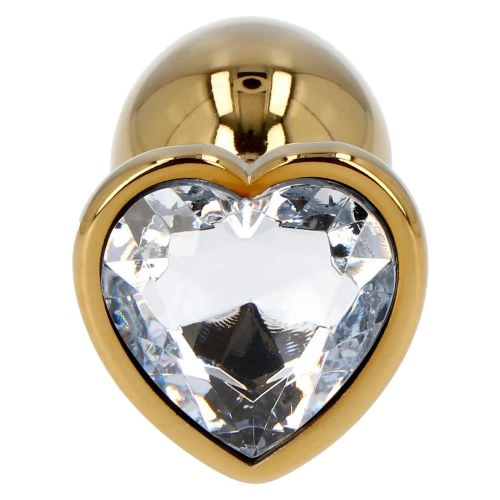 Small anal jewel in gold with Golden Dream crystal [4]
