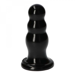 Large anal dilator with vacuum base Olmo black