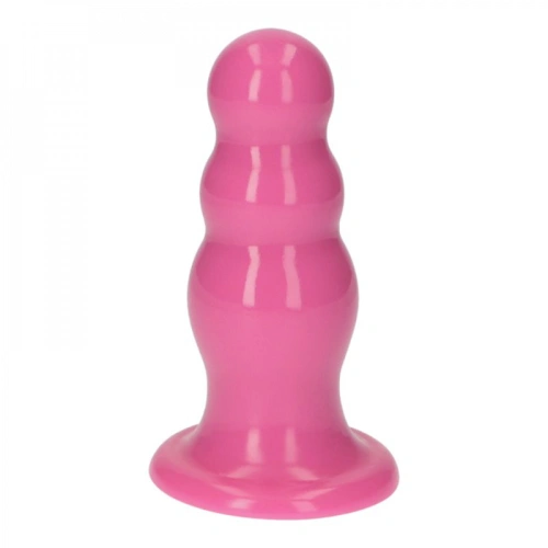Veronica color Large anal dilator with vacuum base Olmo pink [1]
