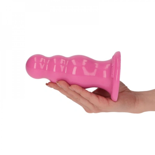 Veronica color Large anal dilator with vacuum base Olmo pink [3]