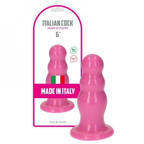 Veronica color Large anal dilator with vacuum base Olmo pink [4]