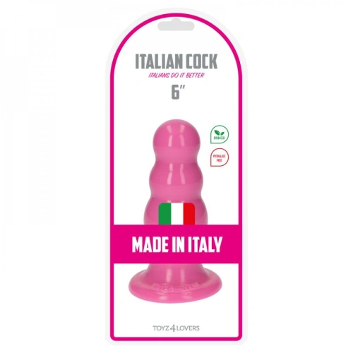 Veronica color Large anal dilator with vacuum base Olmo pink [5]