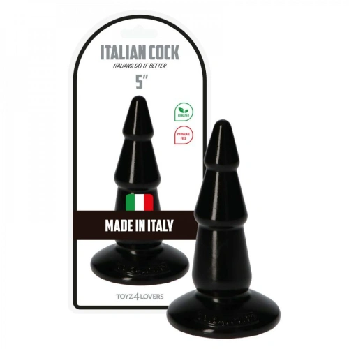 Dilyana- Embossed anal dilator Pino black [4]