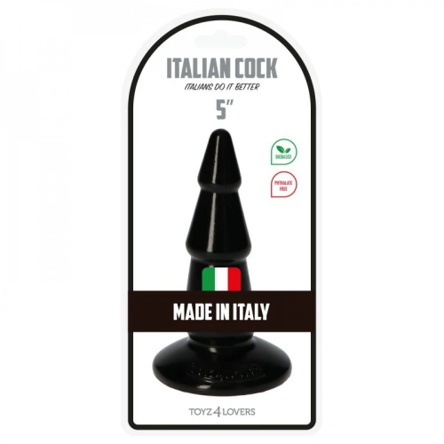 Dilyana- Embossed anal dilator Pino black [5]