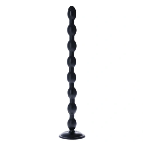 Long anal rosary Monolite Taranaki 52 cm. Black [2]