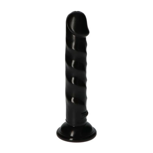 Veronica color Small embossed anal dildo with vacuum base Ugo black [1]