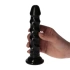 Veronica color Small embossed anal dildo with vacuum base Ugo black [4]