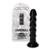 Veronica color Small embossed anal dildo with vacuum base Ugo black [6]