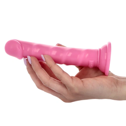 Veronica color Small embossed anal dildo with vacuum base Ugo pink [5]