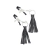Ribbon Fringe Nipple Clips