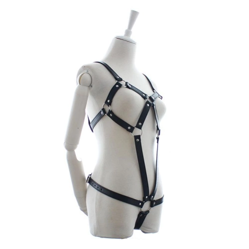 Bondage bodysuit Penitence Mood eco leather [1]
