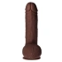 Ju - Color - Italian Cock Bruto Large Realistic Testicle Dildo 12 [2]
