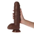 Ju - Color - Italian Cock Bruto Large Realistic Testicle Dildo 12 [4]
