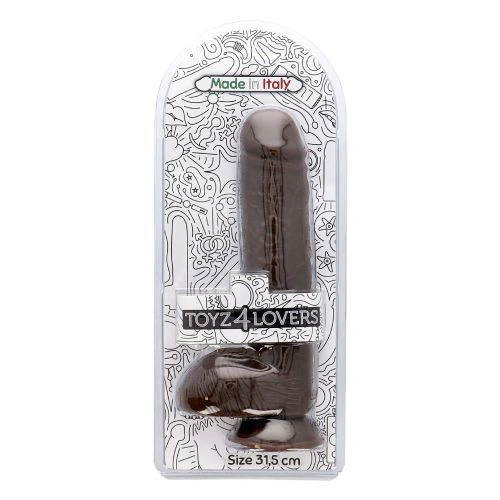 Ju - Color - Italian Cock Bruto Large Realistic Testicle Dildo 12 [7]