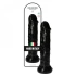 Large Ercole 11” Vacuum Base Realistic Dildo Black [6]